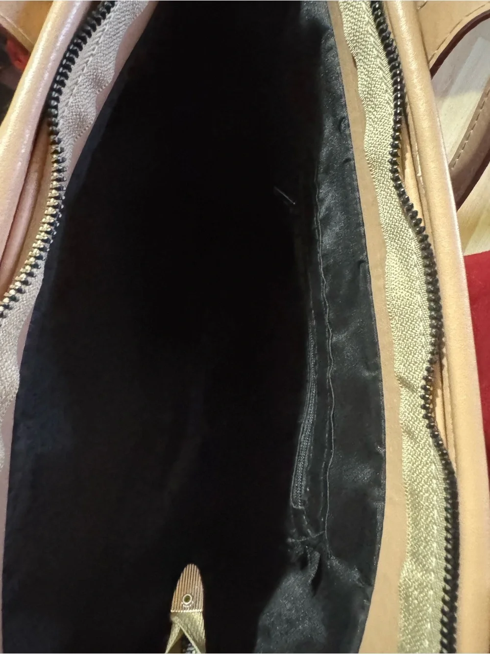 Louis Vuitton Monogram Tote in Dark Brown and Tan Vachetta